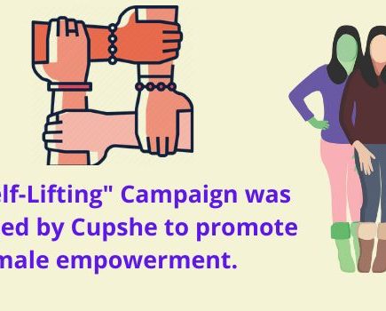 The Self-Lifting Campaign was developed by Cupshe to promote female empowerment.