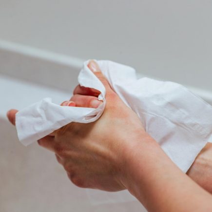 Household uses of baby wipes